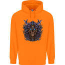 Samurai Skull MMA Martial Arts Gym Training Childrens Kids Hoodie Orange
