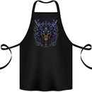 Samurai Skull MMA Martial Arts Gym Training Cotton Apron 100% Organic Black