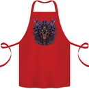 Samurai Skull MMA Martial Arts Gym Training Cotton Apron 100% Organic Red