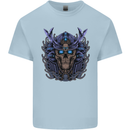 Samurai Skull MMA Martial Arts Gym Training Kids T-Shirt Childrens Light Blue