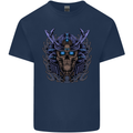 Samurai Skull MMA Martial Arts Gym Training Kids T-Shirt Childrens Navy Blue