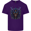 Samurai Skull MMA Martial Arts Gym Training Mens Cotton T-Shirt Tee Top Purple