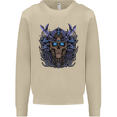 Samurai Skull MMA Martial Arts Gym Training Mens Sweatshirt Jumper Sand