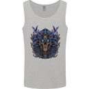 Samurai Skull MMA Martial Arts Gym Training Mens Vest Tank Top Sports Grey