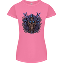 Samurai Skull MMA Martial Arts Gym Training Womens Petite Cut T-Shirt Azalea