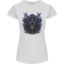 Samurai Skull MMA Martial Arts Gym Training Womens Petite Cut T-Shirt White