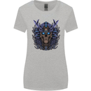 Samurai Skull MMA Martial Arts Gym Training Womens Wider Cut T-Shirt Sports Grey