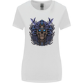 Samurai Skull MMA Martial Arts Gym Training Womens Wider Cut T-Shirt White