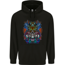 Samurai Skulls Japan Japanes MMA Mens Hoodie Black