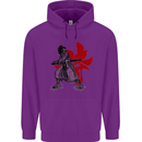 Samurai Spirit MMA Mixed Martial Arts Childrens Kids Hoodie Purple