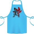 Samurai Spirit MMA Mixed Martial Arts Cotton Apron 100% Organic Turquoise
