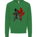 Samurai Spirit MMA Mixed Martial Arts Kids Sweatshirt Jumper Irish Green