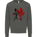 Samurai Spirit MMA Mixed Martial Arts Kids Sweatshirt Jumper Storm Grey