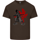 Samurai Spirit MMA Mixed Martial Arts Kids T-Shirt Childrens Chocolate