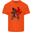 Samurai Spirit MMA Mixed Martial Arts Kids T-Shirt Childrens Orange