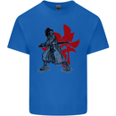 Samurai Spirit MMA Mixed Martial Arts Kids T-Shirt Childrens Royal Blue