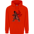 Samurai Spirit MMA Mixed Martial Arts Mens 80% Cotton Hoodie Bright Red