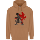 Samurai Spirit MMA Mixed Martial Arts Mens 80% Cotton Hoodie Caramel Latte