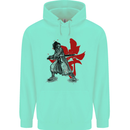 Samurai Spirit MMA Mixed Martial Arts Mens 80% Cotton Hoodie Peppermint