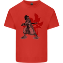 Samurai Spirit MMA Mixed Martial Arts Mens Cotton T-Shirt Tee Top Red