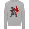 Samurai Spirit MMA Mixed Martial Arts Mens Sweatshirt Jumper Sports Grey