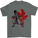 Samurai Spirit MMA Mixed Martial Arts Mens T-Shirt Cotton Gildan Charcoal