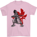 Samurai Spirit MMA Mixed Martial Arts Mens T-Shirt Cotton Gildan Light Pink