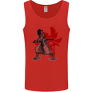 Samurai Spirit MMA Mixed Martial Arts Mens Vest Tank Top Red