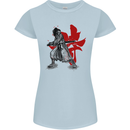 Samurai Spirit MMA Mixed Martial Arts Womens Petite Cut T-Shirt Light Blue