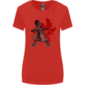 Samurai Spirit MMA Mixed Martial Arts Womens Wider Cut T-Shirt Red