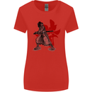 Samurai Spirit MMA Mixed Martial Arts Womens Wider Cut T-Shirt Red