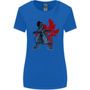Samurai Spirit MMA Mixed Martial Arts Womens Wider Cut T-Shirt Royal Blue