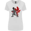 Samurai Spirit MMA Mixed Martial Arts Womens Wider Cut T-Shirt White