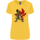 Samurai Spirit MMA Mixed Martial Arts Womens Wider Cut T-Shirt Yellow