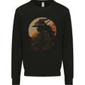Samurai Storm Japanese Fantasy Warrior Mens Sweatshirt Jumper Black