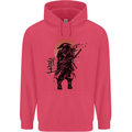 Samurai Sun  MMA Warrior Childrens Kids Hoodie Heliconia