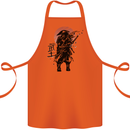 Samurai Sun  MMA Warrior Cotton Apron 100% Organic Orange