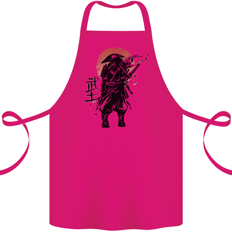 Samurai Sun  MMA Warrior Cotton Apron 100% Organic Pink