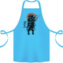 Samurai Sun  MMA Warrior Cotton Apron 100% Organic Turquoise