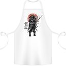 Samurai Sun  MMA Warrior Cotton Apron 100% Organic White