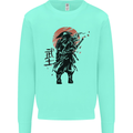 Samurai Sun  MMA Warrior Kids Sweatshirt Jumper Peppermint