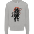 Samurai Sun  MMA Warrior Kids Sweatshirt Jumper Sports Grey