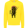 Samurai Sun  MMA Warrior Kids Sweatshirt Jumper Yellow