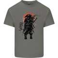 Samurai Sun  MMA Warrior Kids T-Shirt Childrens Charcoal