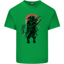 Samurai Sun  MMA Warrior Kids T-Shirt Childrens Irish Green