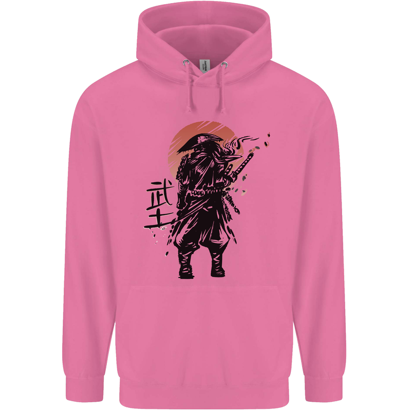 Samurai Sun  MMA Warrior Mens 80% Cotton Hoodie Azelea