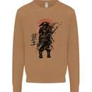 Samurai Sun  MMA Warrior Mens Sweatshirt Jumper Caramel Latte