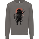 Samurai Sun  MMA Warrior Mens Sweatshirt Jumper Charcoal