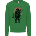 Samurai Sun  MMA Warrior Mens Sweatshirt Jumper Irish Green