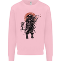 Samurai Sun  MMA Warrior Mens Sweatshirt Jumper Light Pink